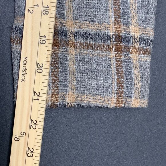 VTG Harrington Square Plaid Womens Blazer Wool Blend 70's Equestrian Boardroom 8 - Picture 12 of 13